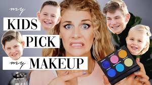 my kids pick my makeup oh boy