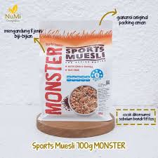 jual 700g sports muesli with chia and