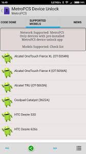 Unlock metro alcatel for att: Metropcs Unlock For Android Apk Download