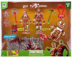 Complete list of all fortnite skins live update 【 chapter 2 season 5 patch 15.10 】 hot, exclusive & free skins on ④nite.site. Fortnite Gingerbread Set Exclusive 4 Action Figure 2 Pack Merry Marauder Ginger Gunner Jazwares Toywiz