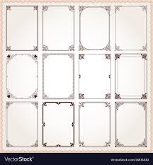 decorative frames and borders rectangle