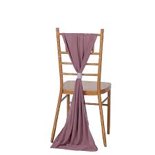 chiffon chair sash wed chair band for