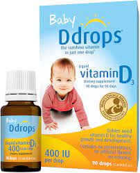 Learn more about vitamin d and sunlight for your baby. Amazon Com Baby Ddrops 400 Iu 90 Drops 0 08 Fl Oz Liquid Vitamin D3 Drops Supplement For Infants Health Personal Care