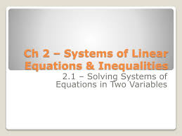 Inequalities Powerpoint Presentation