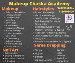 makeup artist academy hairstyle nail