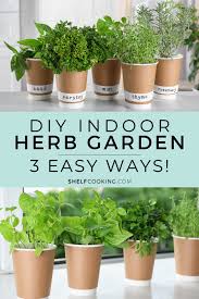 Kitchen Herb Garden Tutorial Easy Tips