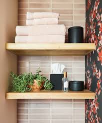 5 steps to styling bathroom shelves
