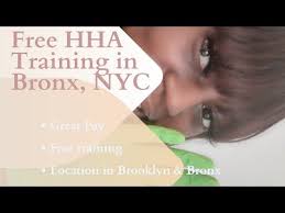free hha training in bronx nyc