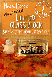How To Make A Lighted Glass Block