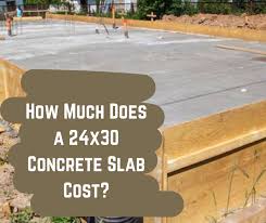 30 concrete slab cost