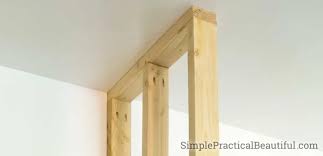 framing a wall in place simple