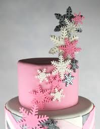 Shop the latest collection of cake designs. Girly Snowflake Cake Lil Miss Cakes