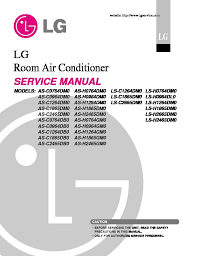 lg air conditioner service manuals and