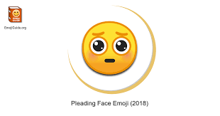 Used in sequence with pointing hands to indicate a bashful or shy pose (🥺👉👈) particularly on tiktok. Pleading Face Emoji Meaning And Pictures Emojiguide