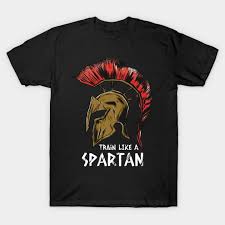 spartan training t shirt teepublic