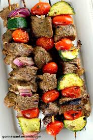 shish kabob with beef gonna want seconds