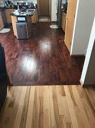 two toned wood flooring