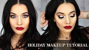 red lips makeup tutorial shaemas