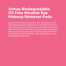almay biodegradable oil free micellar