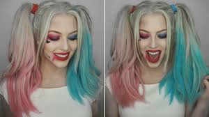 harley quinn halloween makeup tutorial