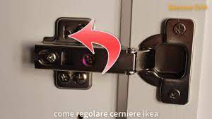 how adjust ikea hinges and doors