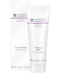 The most common area for the accumulation of oil is here are a few recipes for homemade face masks for oily skin and how to stay away from the presence of sebum that can cause other health problems. Janssen Cosmetics Cleansing Mask Oily Skin Purifying Mask 75ml Buy From Azum Price Reviews Description Review