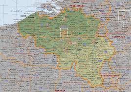 La mappa contiene tutte le risposte! Belgio Carta Geografica Mappa Del Belgio