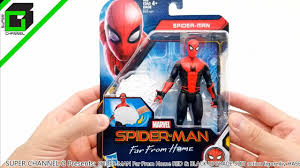 Far from home cyclone web blaster and more new toys 2019! Spider Man Far From Home Red Black Upgrade Suit Action Figure By Hasbro Unboxing And Review Youtube