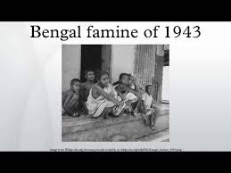 Bengal famine of 1943 - YouTube