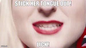lick meghan trainor lips