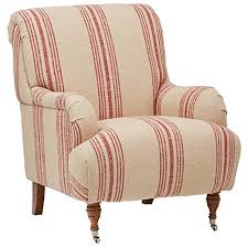 Accent chairs are seating pieces that have a role beyond function. Amazon Brand Stone Beam Aubree Farmhouse Accent Arm Chair 32 W Striped Red Linen Farmhouse Goals