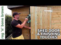 Shed Door Finishing Touches Part 6