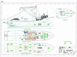 fishing boat rate 426 in autocad