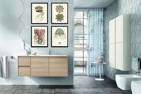 Bathroom Wall Art Jellyfish C