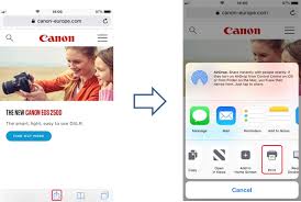 Seamless transfer of images and movies from your canon camera to your devices and web services. Apple Airprint User Guide Canon Europe