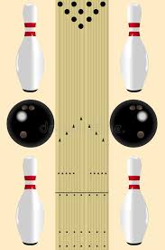 Bowling Lane Chart Stock Vector Illustration Of Bowling