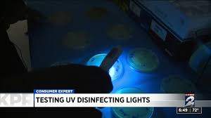 testing uv disinfecting lights you