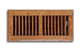 inch oak wood floor diffuser register