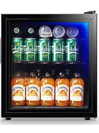 Wanai Mini Fridge Glass Door 58 Cans