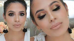 glam makeup tutorial for oily skin