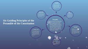six guiding principles of the preamble