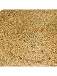 rattan floor carpet round shaped