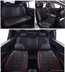 Leather Seat Covers Full Set Car Van