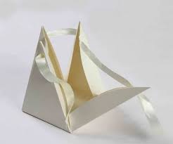 paper pyramid shape chocolate ng