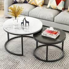 2 In 1 Living Room Coffee Tables Marble