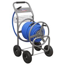 heavy duty hose reel cart with 50m