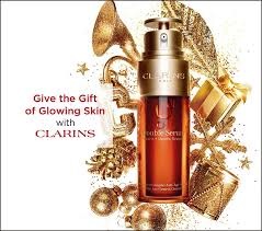 clarins skincare makeup flannels