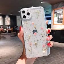 Free delivery on eligible first order. Amazon Com Flower Case For Iphone 12 Pro Max Cute Case Real Flower Glitter Floral Design Slim Shockproof Soft Flexible Clear Tpu Back Phone Cove For Iphone 12 Pro Max 6 7 Inch Pink Flowers