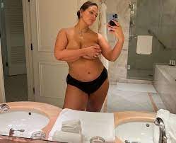 Ashley Graham Shares Topless Photo of New Tummy After Welcoming Twins