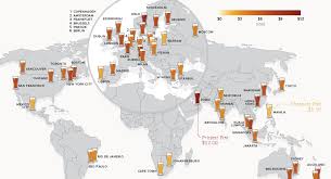 Mapping The Price Of Beer Around The World